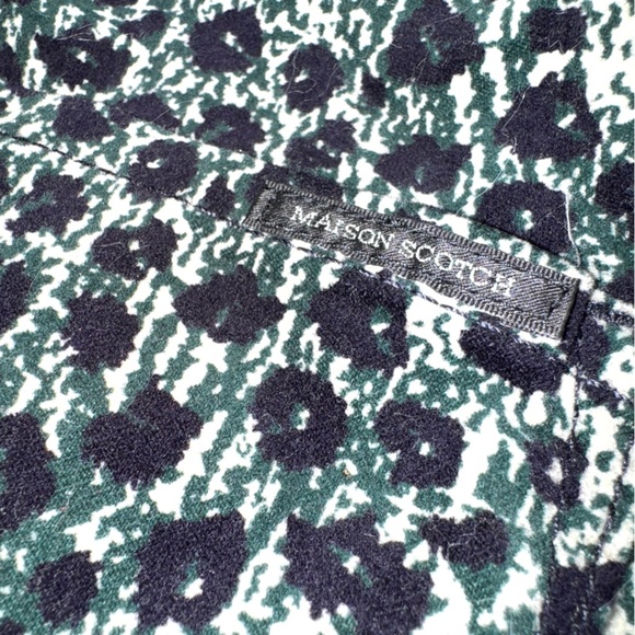 Maison Scotch x Punk Radar Velvet Print Skinny Pants Women’s 28 - Picture 4 of 8